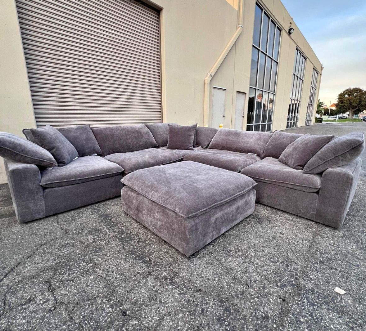 piece modular sectional sofa