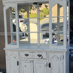 Farmhouse China Cabinet/Coffee bar One Of A Kind