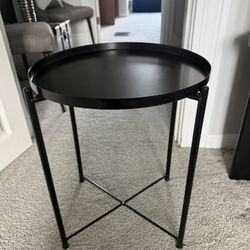 Black Metal Side table