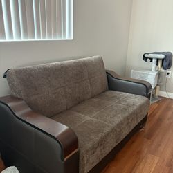 3 Set Couches. Brown. Small medium And Large