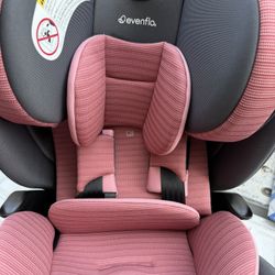 Evenflo All4Stages Slim 4-in-1 Convertible Car Seat (Sanibel Pink)