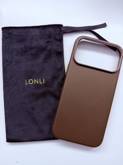 Brown LONLI Case for iPhone 17 Pro Max