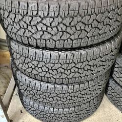 275/65/20 Vendo Un Set De Llantas Marca Goodyear En Perfectas Condiciones De Vida 