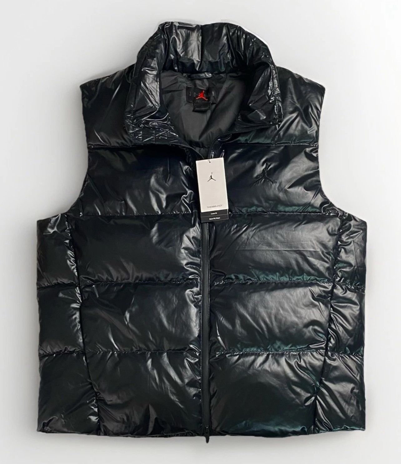 Nike Air Jordan Flight Down Vest Therma-FIT Black FV7273-010 Men's Medium NWT