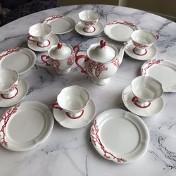 6 Persons Imperial Porcelain Tea Set
