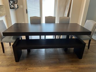 West Elm Table (bench Sold)