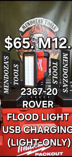 Milwaukee Rover Flood Light W/USB Charging M12