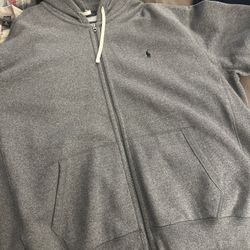 Men’s Polo Jacket 4x Grey 