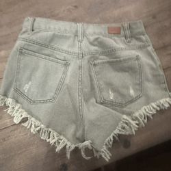 Jean Shorts Never One Size 7 No Tags 
