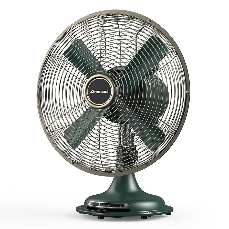 Oscillating Vintage Fan Metal