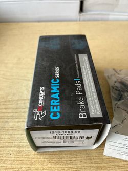 Mini cooper 14-24 rear ceramic brake pads hardware