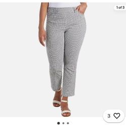 Hilary Radley Ladies Mid rise Tummy Control Ponte Pants 