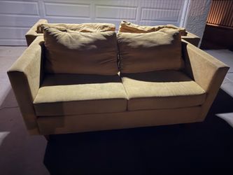 Used yellow couches