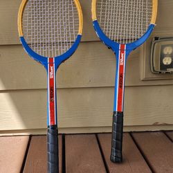 Wilson Tennis Racket Set Of Two American Stan Smith.