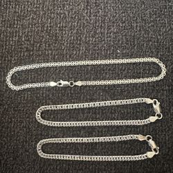 925 Sterling Silver Bracelets 
