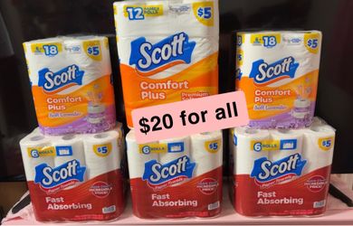 Scott toilet paper and paper towels