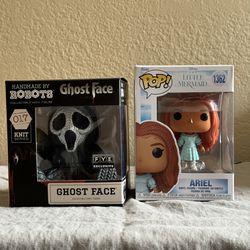 Ghost Face and The Little Mermaid Funko Pops