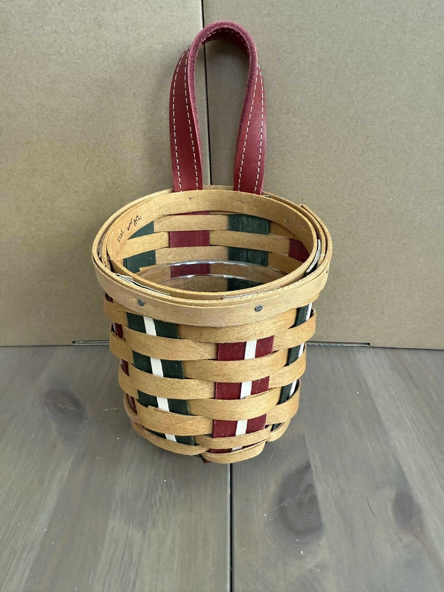 Longaberger Small Holiday Sweets Hanging Basket 