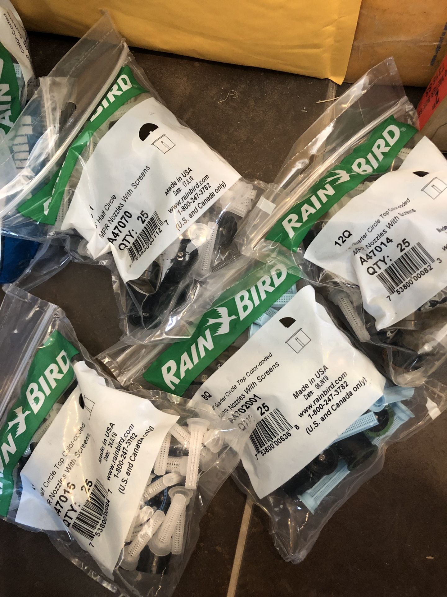 Rainbird sprinkler nozzles