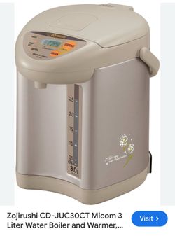 Zojirushi 3 Liter Water Boiler and Warmer CD-JUC30CT