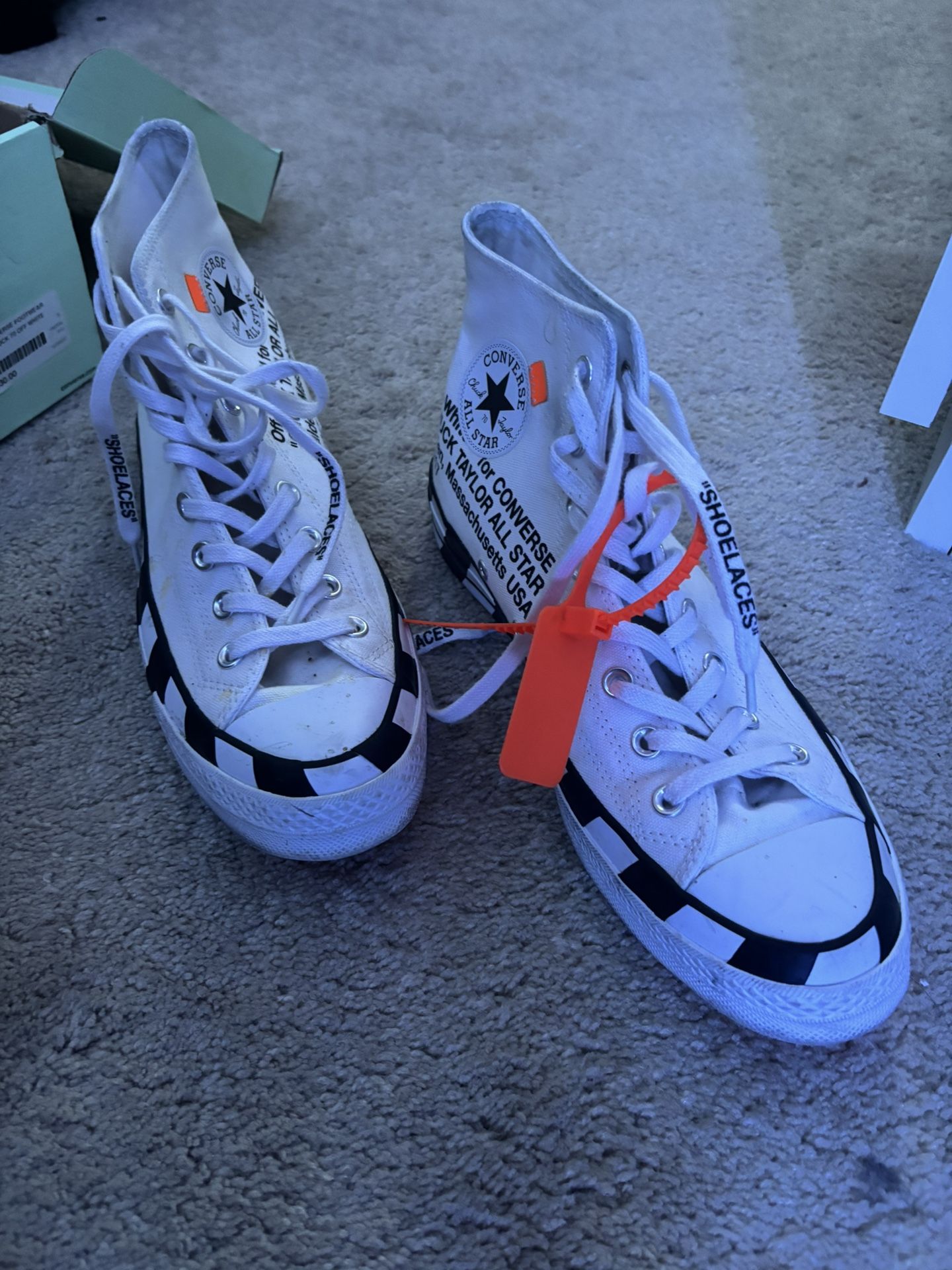 Off-White x Converse Chuck Taylor All Star 70 Hi “The Ten” Size: 9