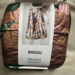 NWT Baggu Standard Metallic Reusable Tote Bag