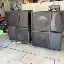 EAW SUB WOOFERS X(4)