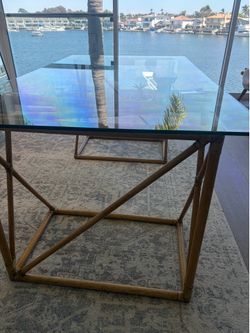 Glass Desk