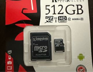 Kingston 512GB microSDXC Memory Card with Adapter