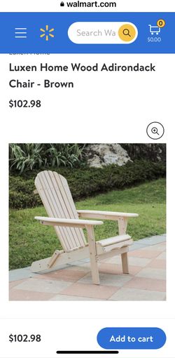 New Natural Wood Chair