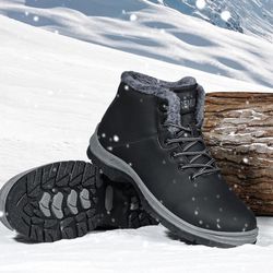 NEW MENS SIZE 12 WINTER SNOW BOOTS