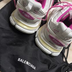 Pink track balenciagas