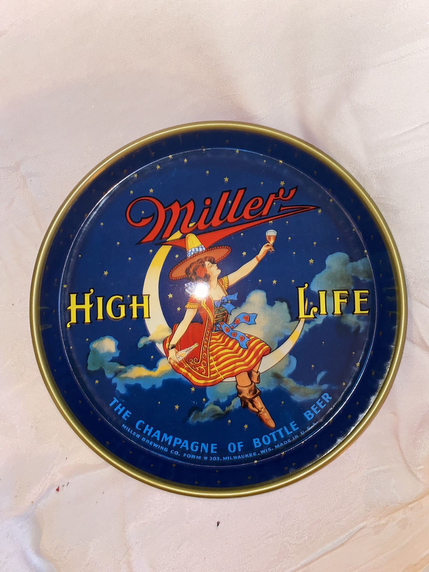 Miller High Life Vintage Beer Tray