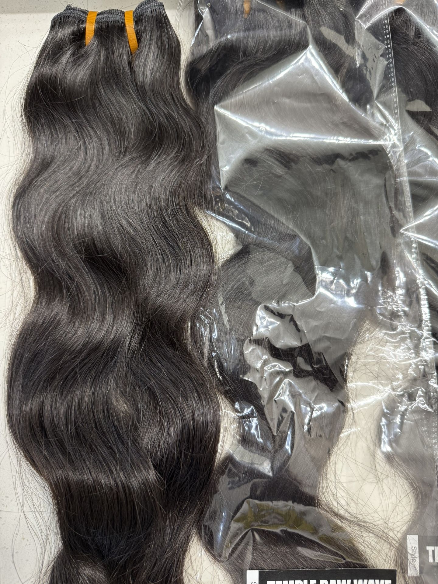 Temple raw wavy 14"