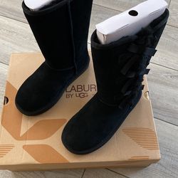 Kookaburra By UGGS Faux Fur Lined Suede Tall Girls Boots