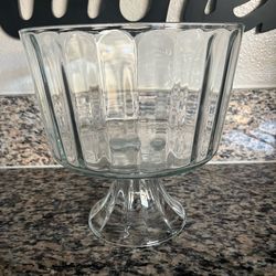 Elegant Pedestal Glass Bowl