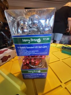 Merry Brite 10 Battery Operated LED Bell Lights