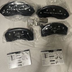2015-2023 Mustang V6, Ecoboost w/o performance pack, MGP Black Caliper Covers Front and Rear