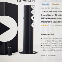 Sound Bar/ Surround Sound For TV
