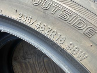 235/45/18 (2 Tires) $60.00/ Both