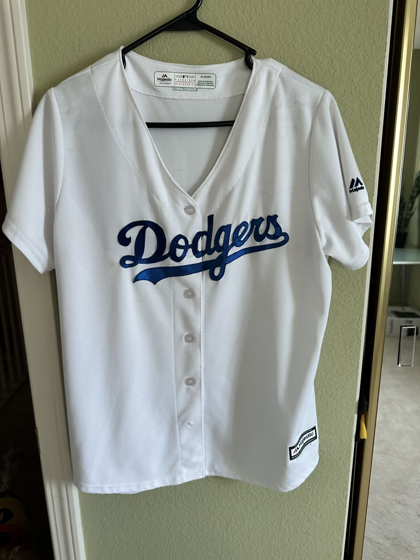 Los Angeles Dodgers Majestic Jersey - Baseball- Women XL