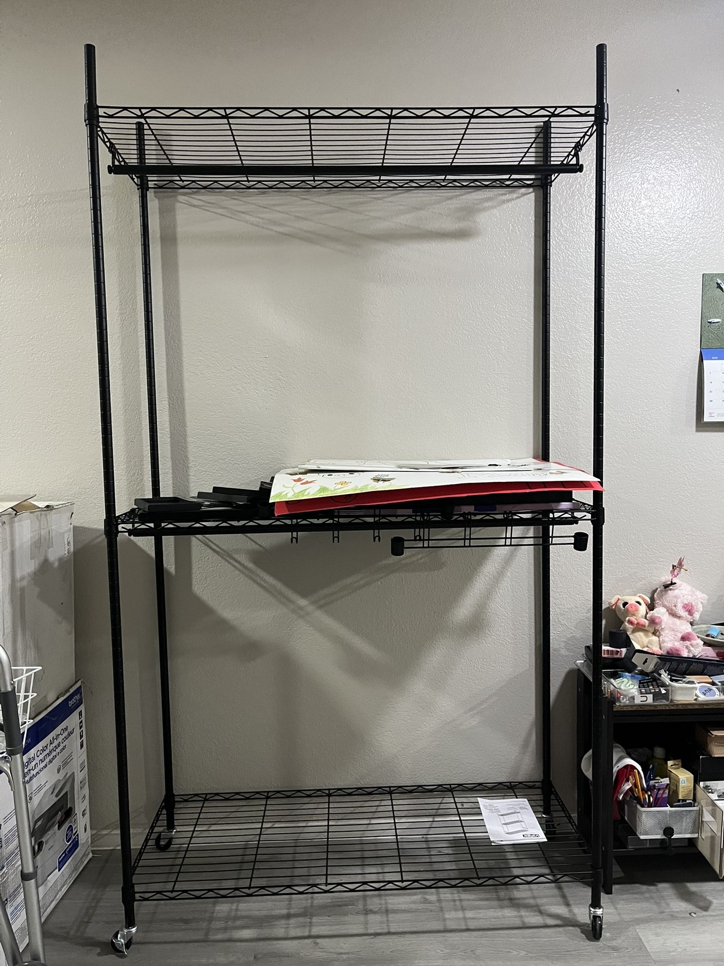 Heavy Duty Storage Rolling Rack