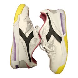 Diadora Rebound Ace Lace Up White Sneakers - Men Size 10 /Women 11.5