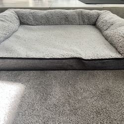 MEDIUM SIZED PET BED ABOUT 35” BY 27”-WASHED