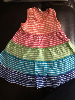Cotton size 18 months colorful dress