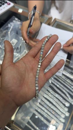 6mm 7inch Moissanite Tennis