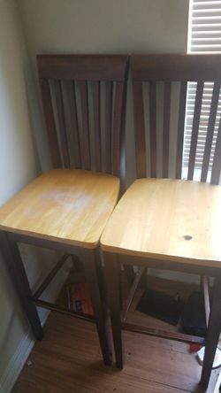 Tall Wooden Chair for $25. Make best offer