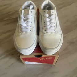 Brand New Old Skool Glitter Vans 