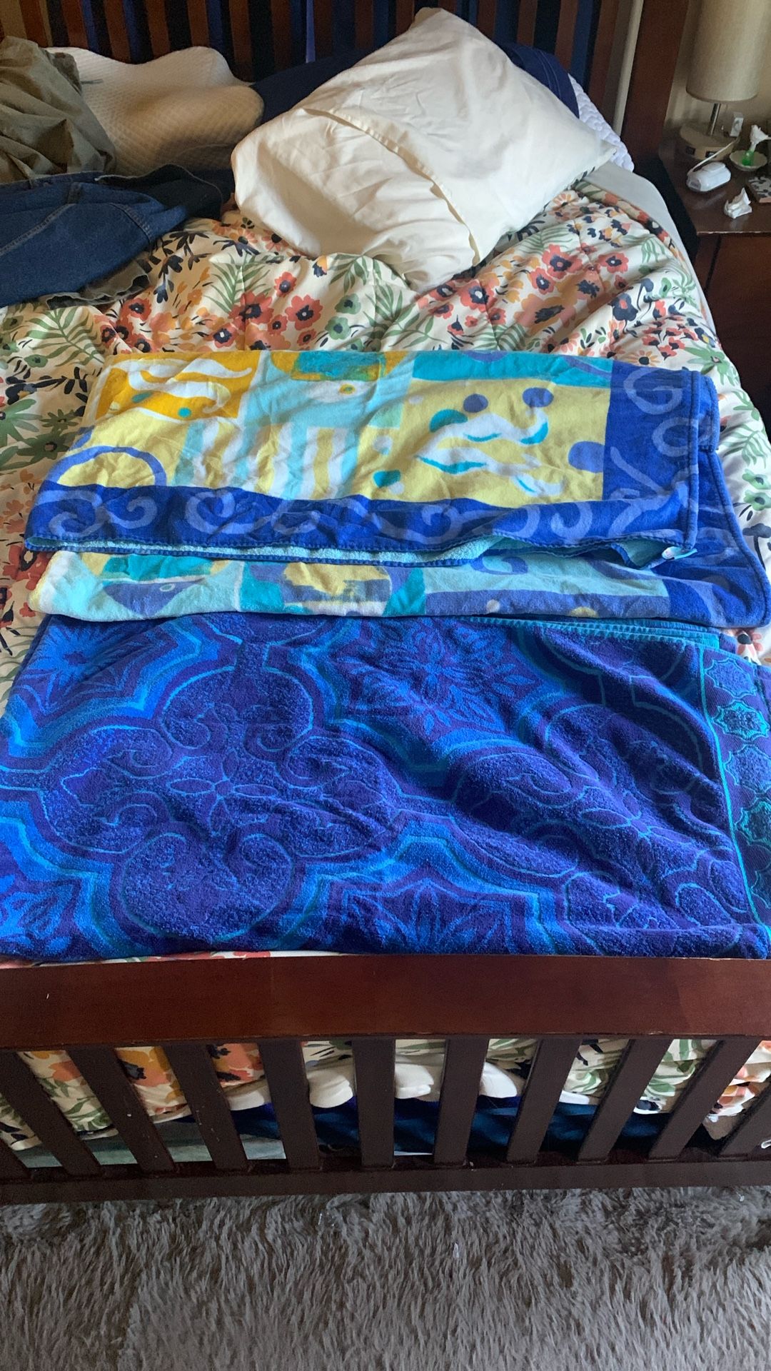 Two Oversized Beach towels