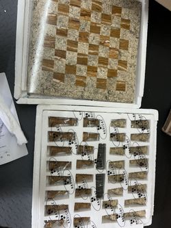 Chess With Marble Board